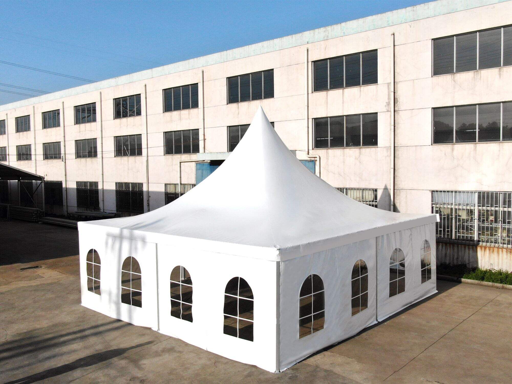 Pagoda Marquee Tent with Decorative Linings and Curtains