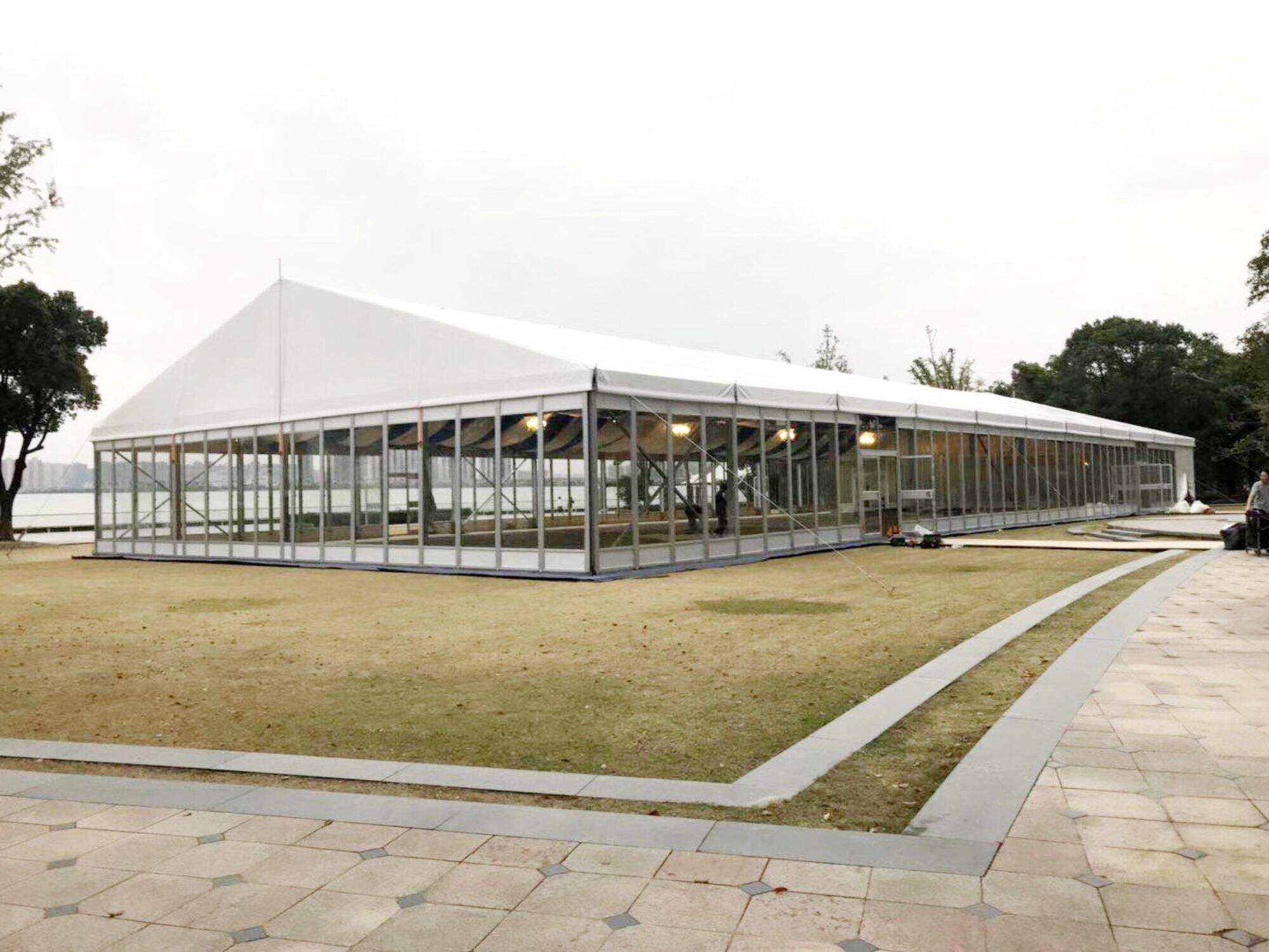 Glass Wall Exhibition A-shaped Tent