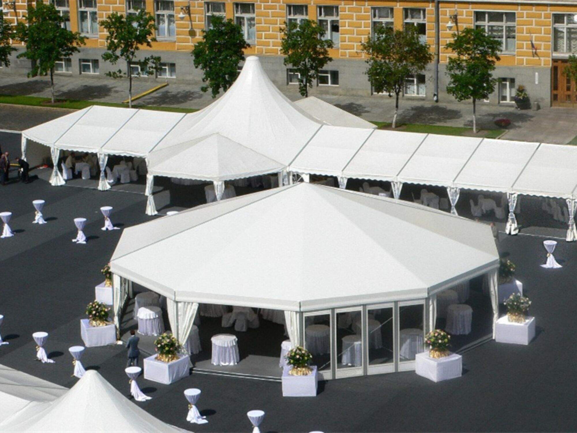 Outdoor Frame Tent Wedding Event Party Luxury Large Multi-side Tents