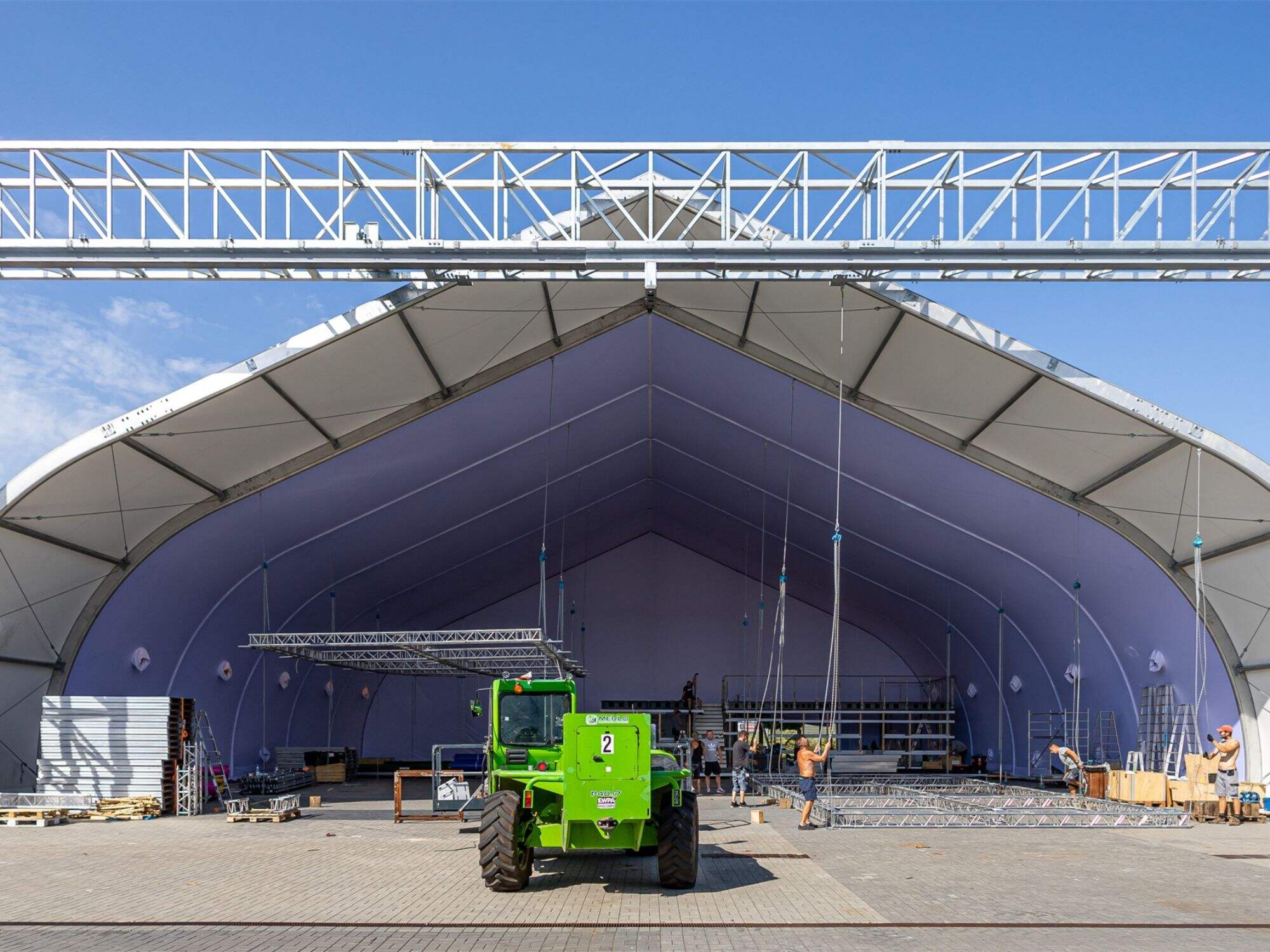 Temporary Storage Tent Industrial PVC Walls Big Warehouse Tents