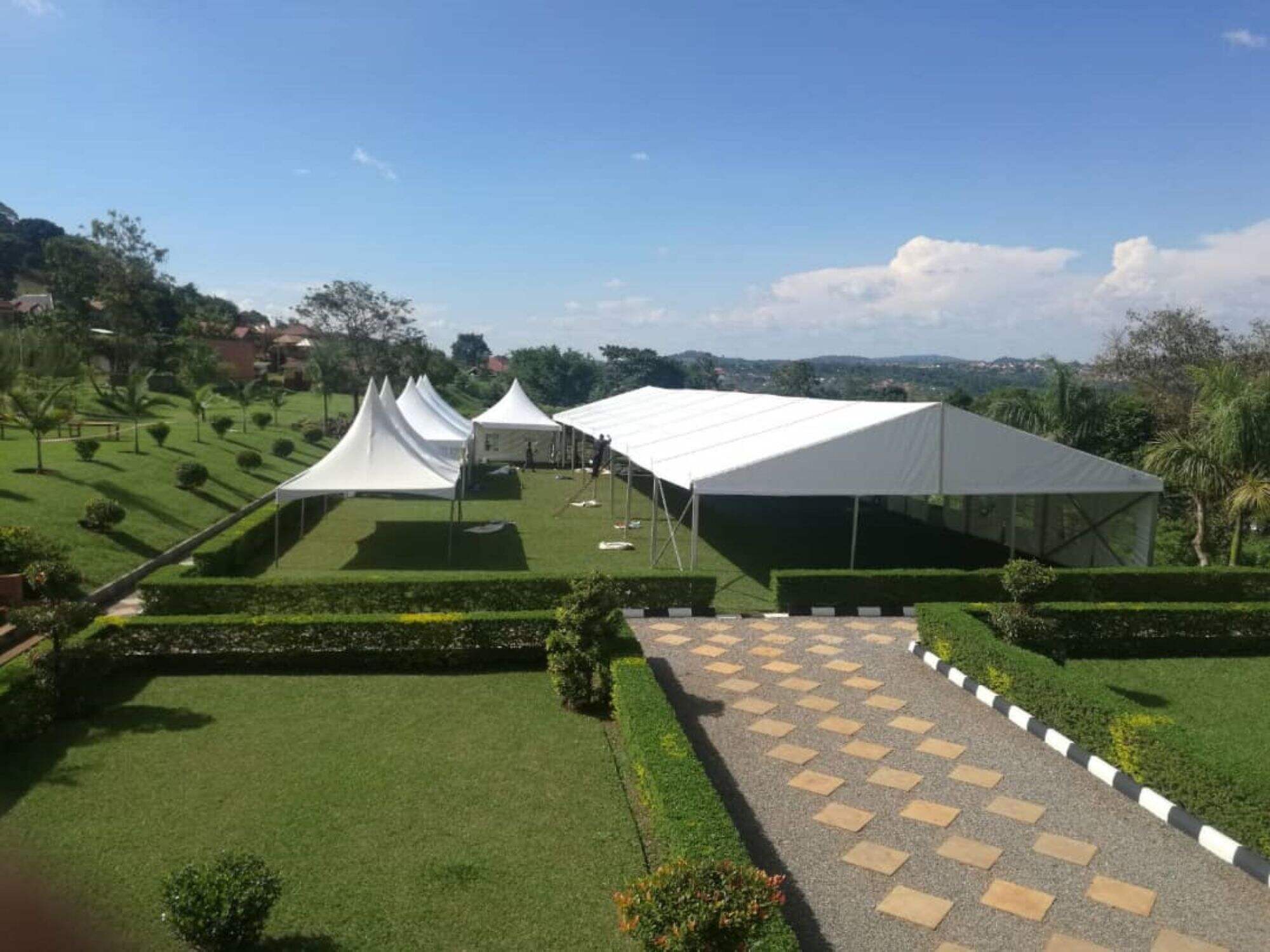 PVC Roof Aluminum Frame Tent and  10x10m Pagoda Tent