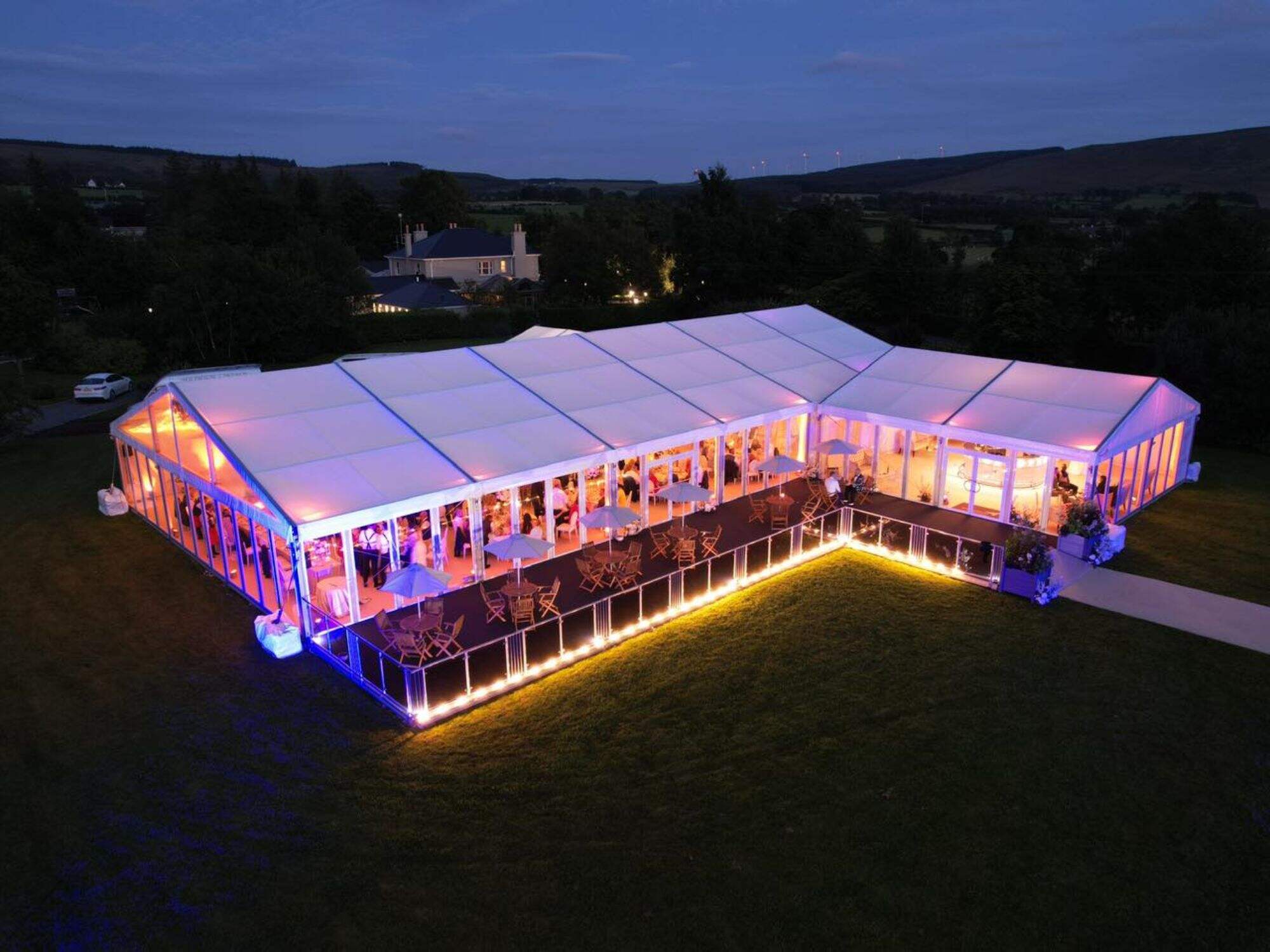 Outdoor Luxury Mixed Tent for Wedding Events