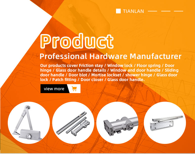 180 Degree Open Aluminum Automatic Soft Closing Hydraulic Door Closer Automatic Door Closer factory