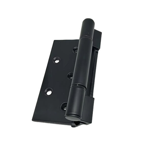 Coordinate your hardware with black door hinges to create a cohesive look.