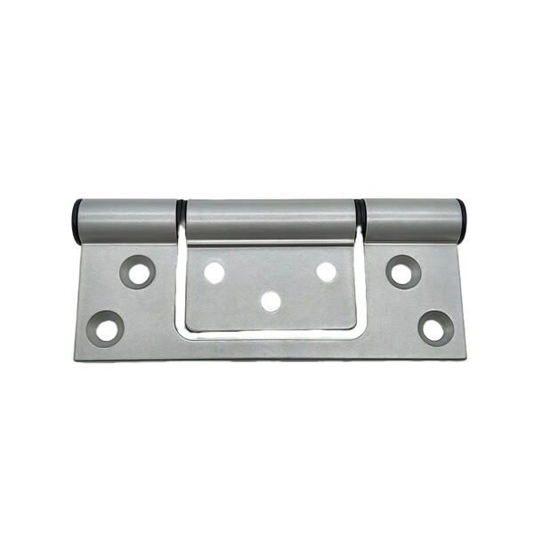 Add a contemporary flair to your space with black door hinges.