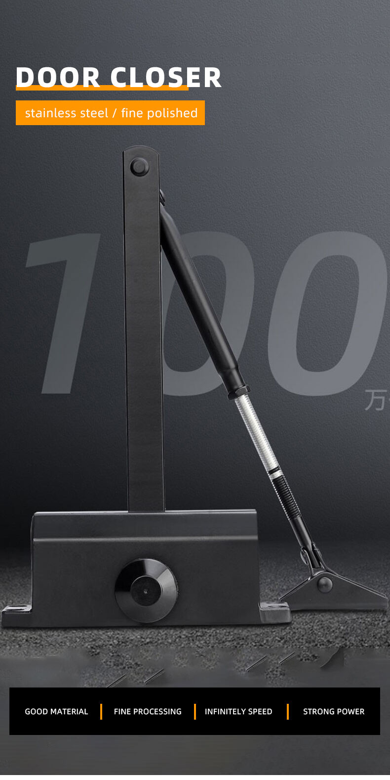 Hydraulic Automatic Door Closer - Economic Type for Residential & Commercial Use manufacture