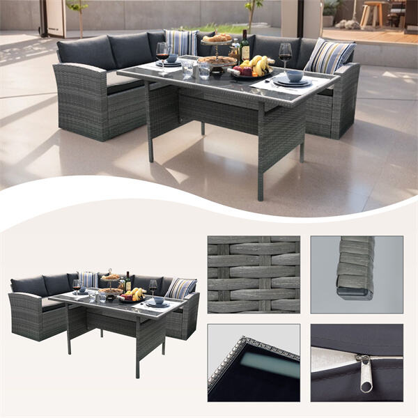 Experimenta una cena refinada en casa con nuestros conjuntos de comedor diseñados por expertos.