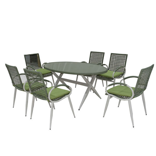 Transforma tu espacio al aire libre con un elegante conjunto de comedor de ratán