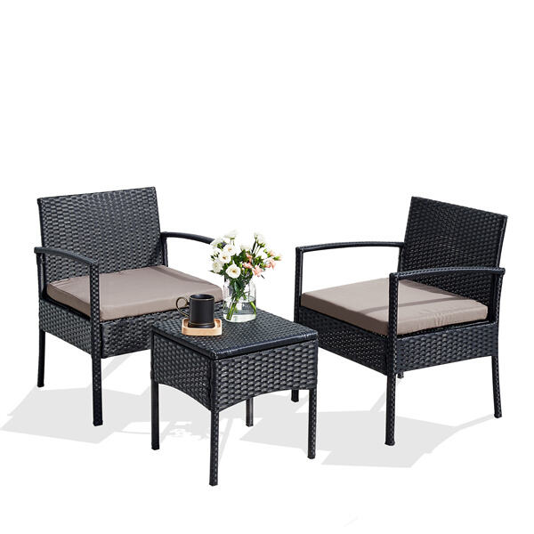 Mesa y sillas de lujo para patio