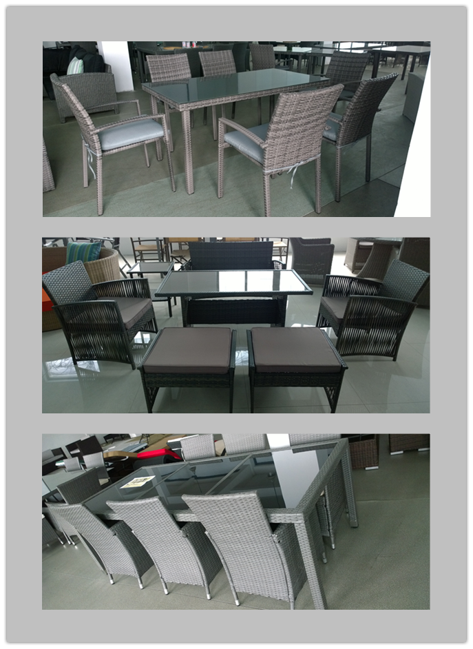product sofa set leisure comfortable outdoor rattan chair seat coffee table causal table sets-7
