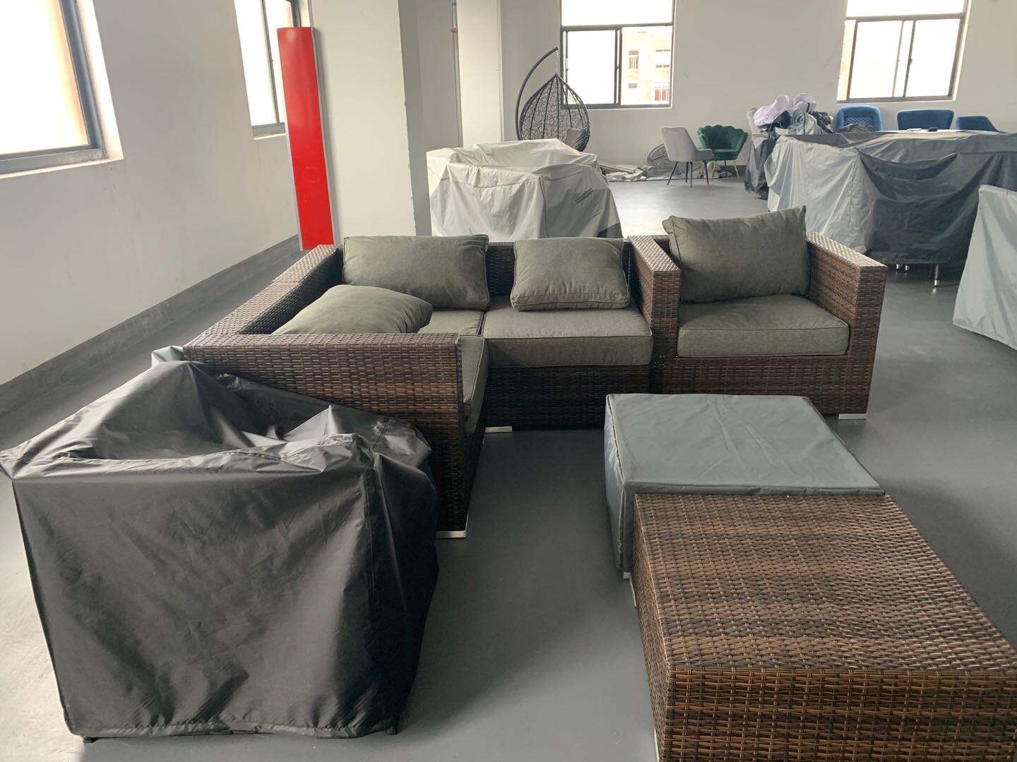 product sofa set leisure comfortable outdoor rattan chair seat coffee table causal table sets-9