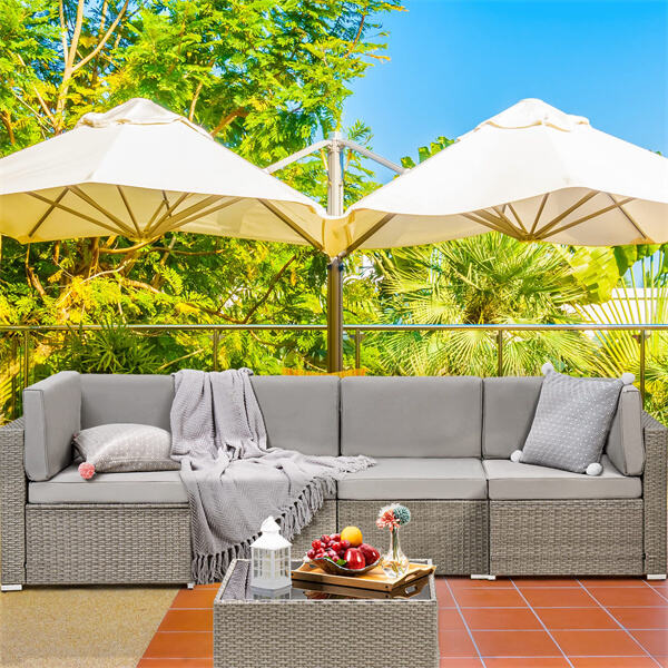 Utomhusmatning på sitt bästa med en modern trädgårdsmiddagsplats