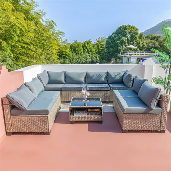 Mejora tus reuniones al aire libre con una elegante mesa de comedor se