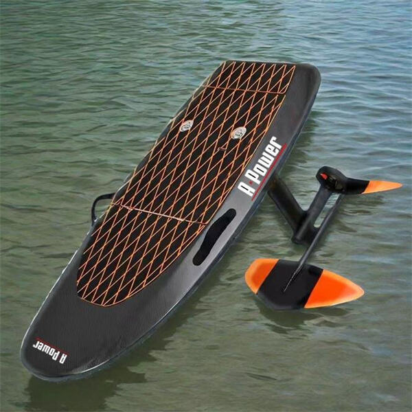 Effortlessly glide across the water on an electric foil board