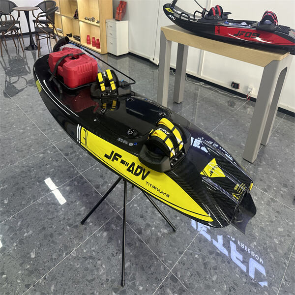 Embark on an unforgettable aquatic journey with the help of a cutting-edge powered water board