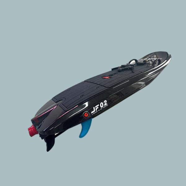 Master the art of balancing on a jet powered board