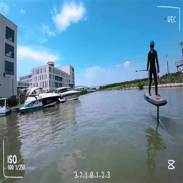 Reach new heights on the water with a motorized hydro foil.