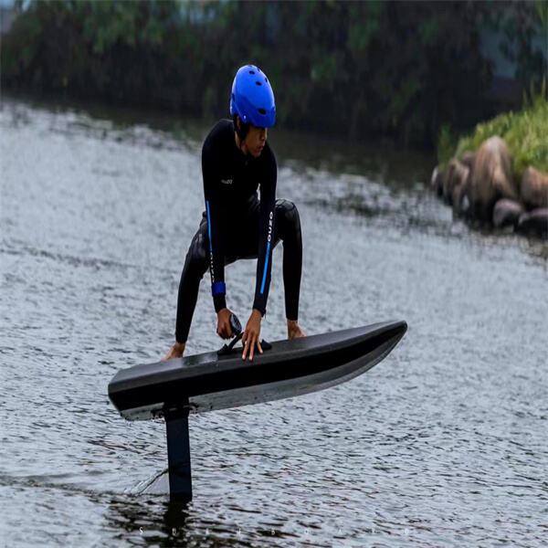 Master the waves like never before with the Motorized Hydrofoil Surfboard's dynamic performance.
