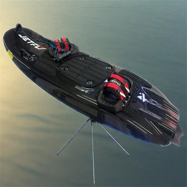 Master the art of balance and control on a thrilling jet board water ride