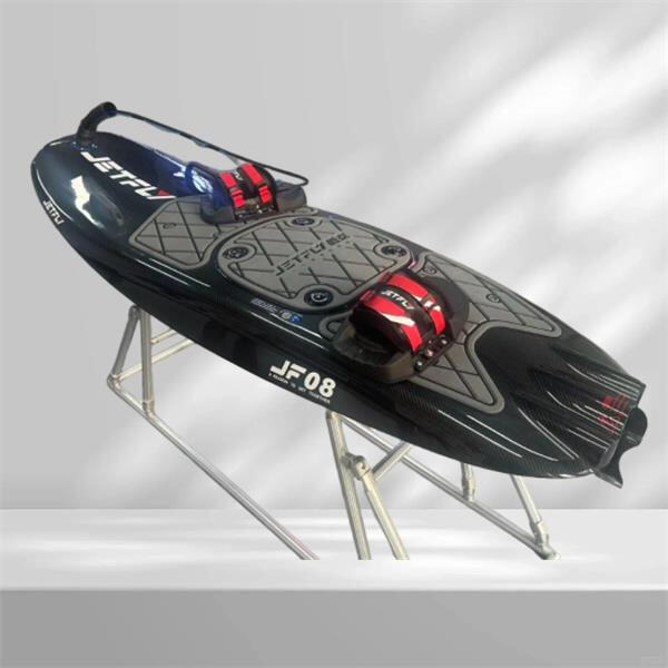 Feel the power of a surfboard jet propulsion system