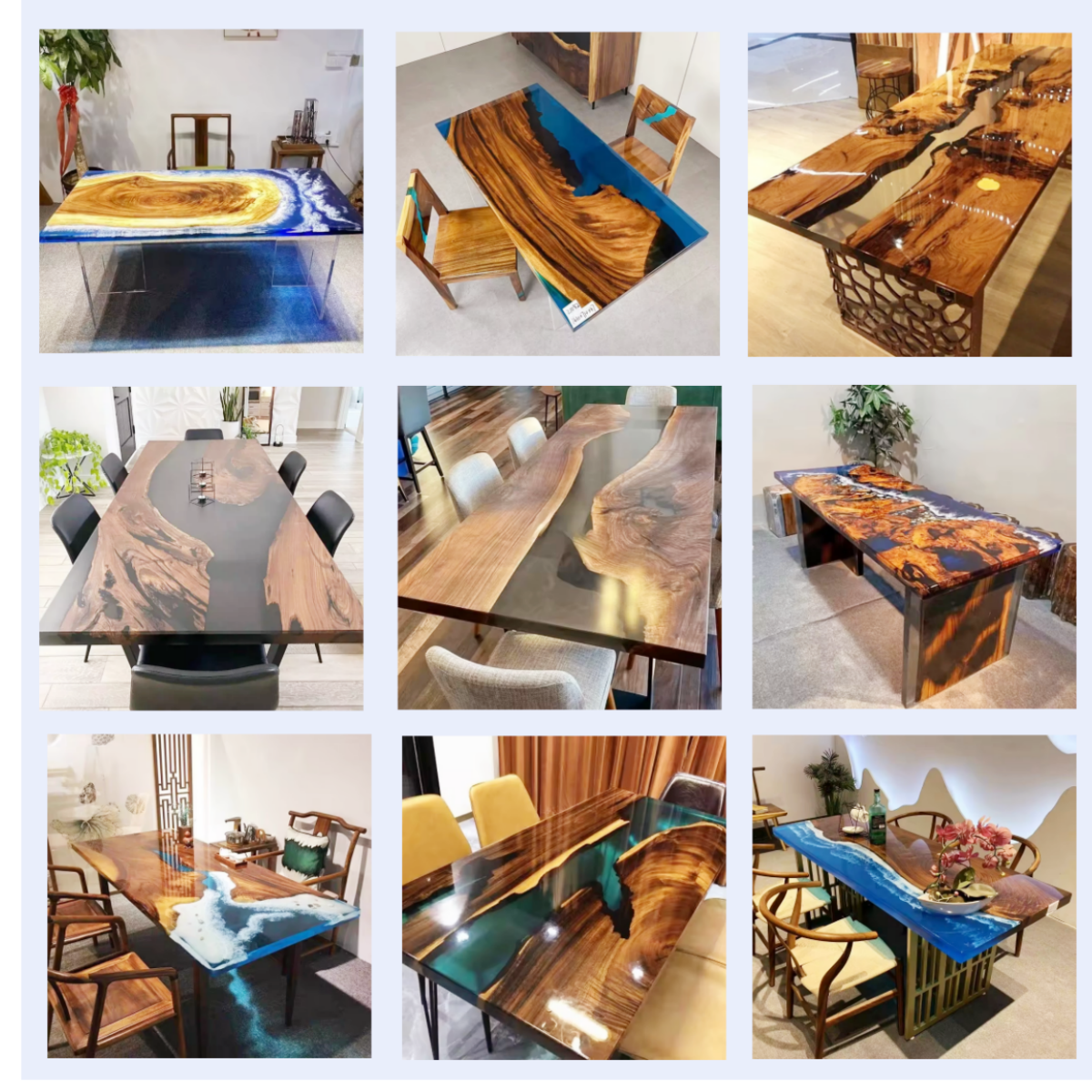 Hot Selling Modern Dining Room Furniture Walnut Dinner Customized Color & Packing Manufacture manufacture