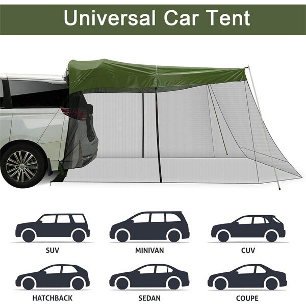 Erweitern Sie Ihren Camping- oder Tailgating-Bereich mit einer Vorzeltplane für Autos