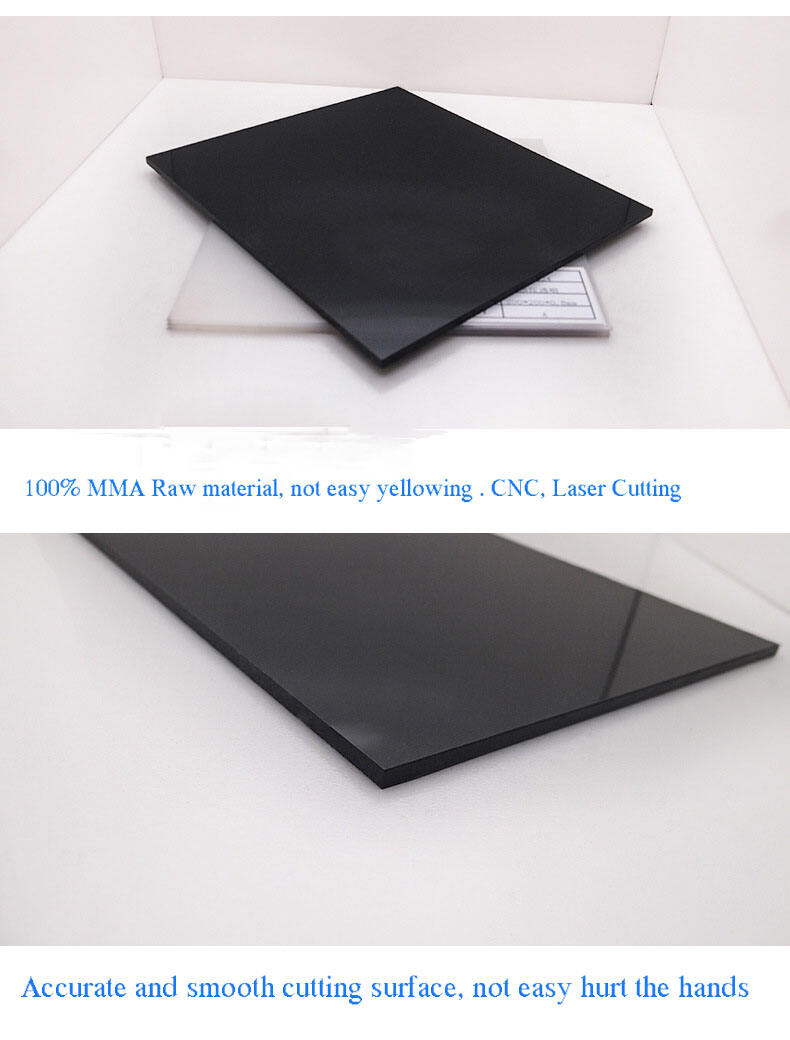 Black cast acrylic colored sheet plexiglass manufacture