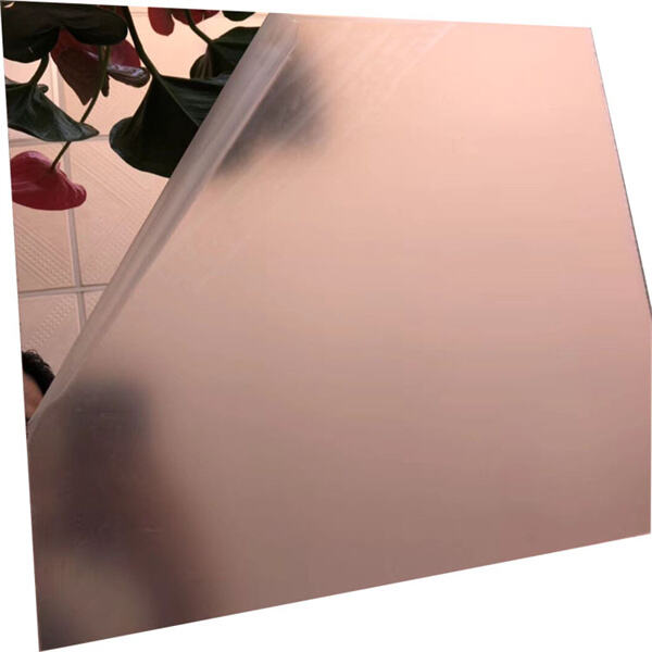 Innovation in Rose Silver Acrylic Mirror Sheet: