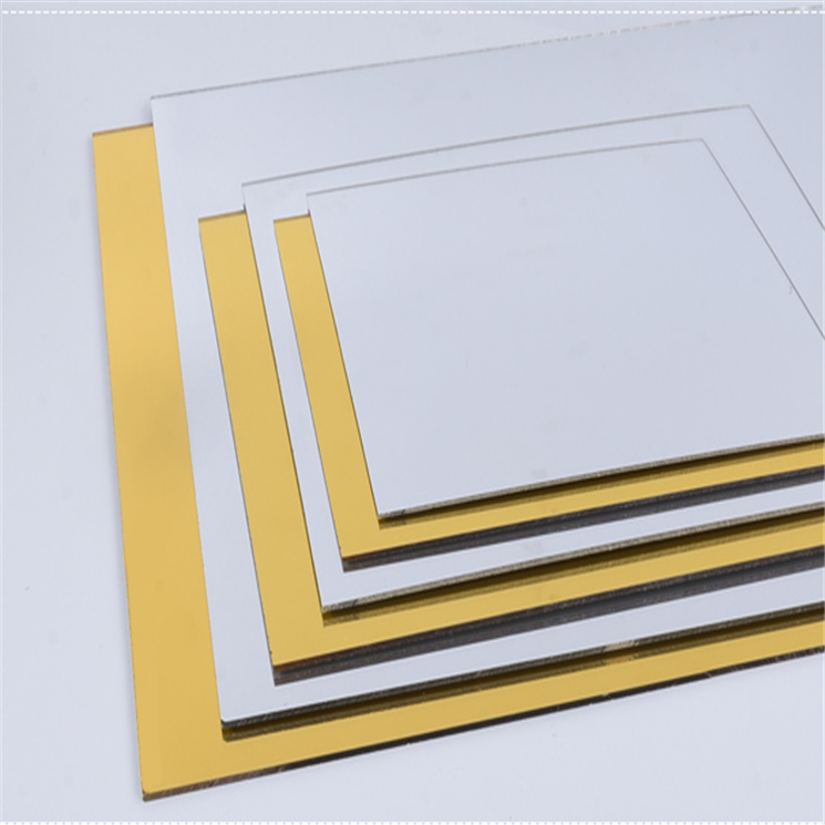 Laser Cutting Gold Acrylic Mirror Sheet factory