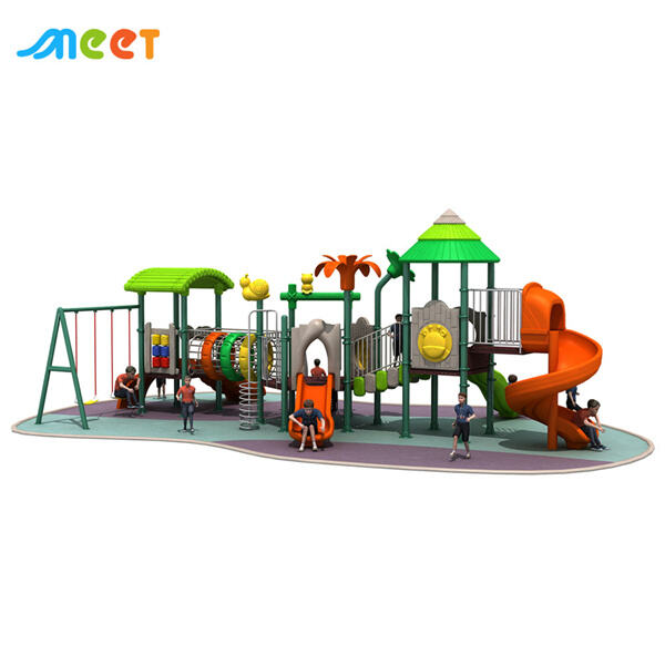 Swing into action at the playground