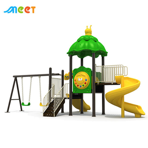 Encourage your children to stay active with an outdoor slide