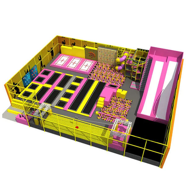 Den spännande upplevelsen av äventyr i inomhusiga trampolinparker