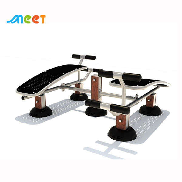 Sweat it out in nature at our outdoor workout gym.