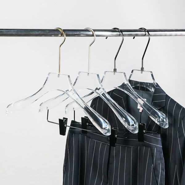 Clear Plastic Clothes Hangers for Every Garment
