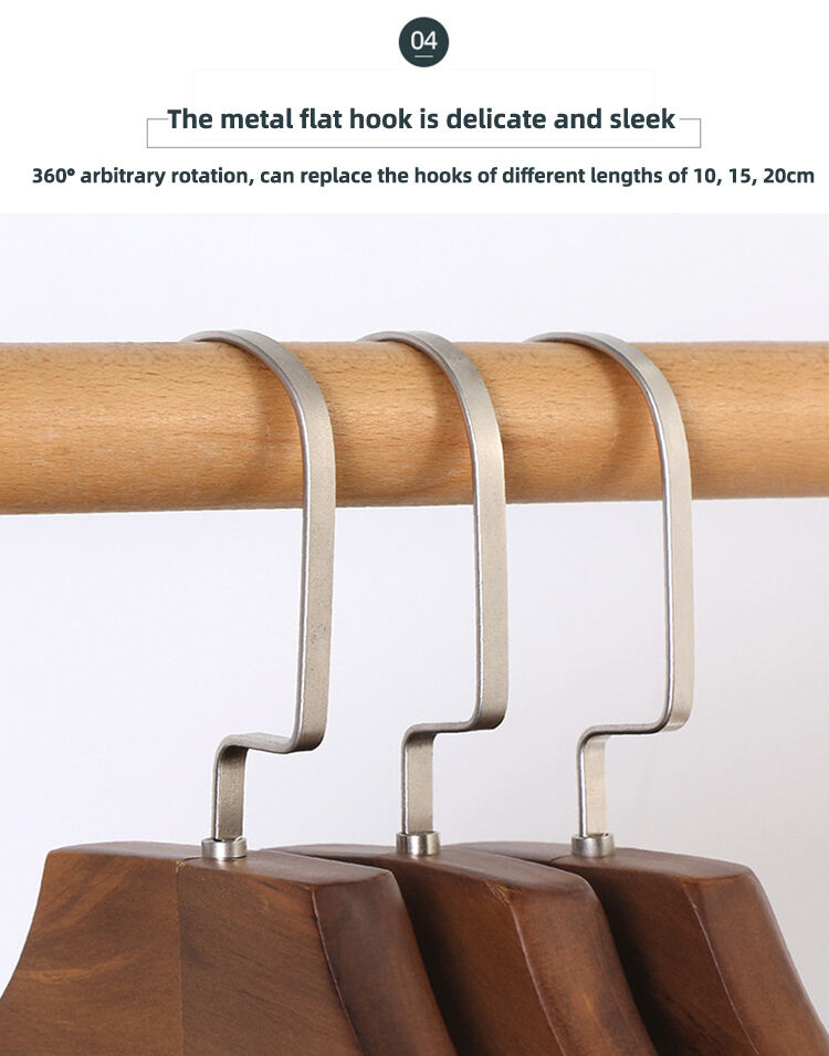 Yaoxiang Strength Supplier Retro Modern Luxury Natural Dark Coat Wood Shirt Hanger Wooden Cloth Hangers Wholesale supplier