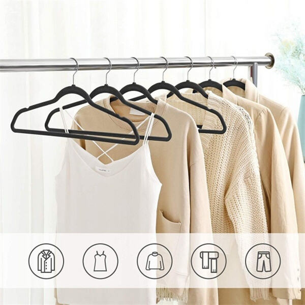 Erleben Sie die ultimative Eleganz in Ihrem Schrank mit Samt-Kleiderbügeln