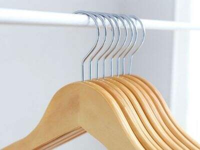 Wooden Hangers for Small Closets: Space-Saving Slim Designs