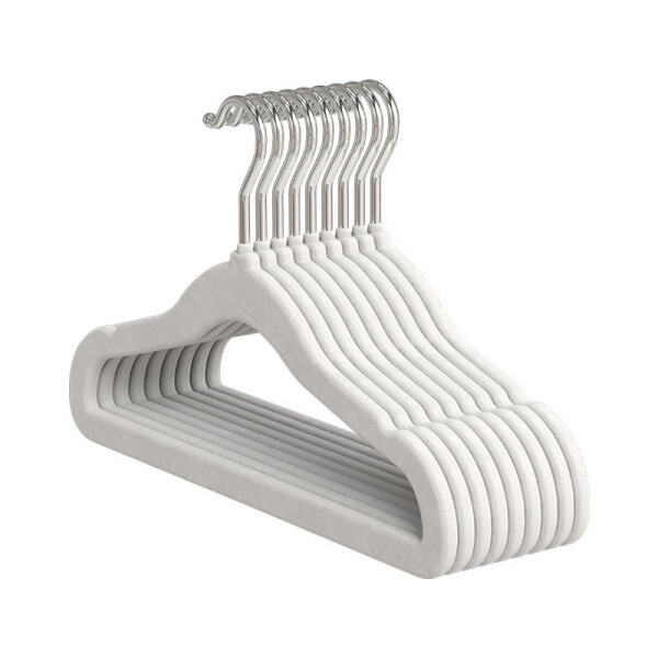 Sag Auf Wiedersehen zu rutschenden Kleidern mit nicht rutschenden Samtkleiderbügeln für Kinder