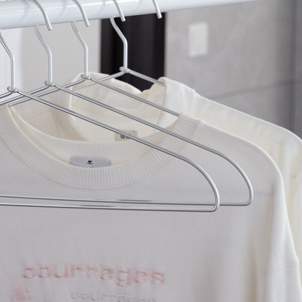 Say goodbye to clutter with a stylish free standing clothes hanger