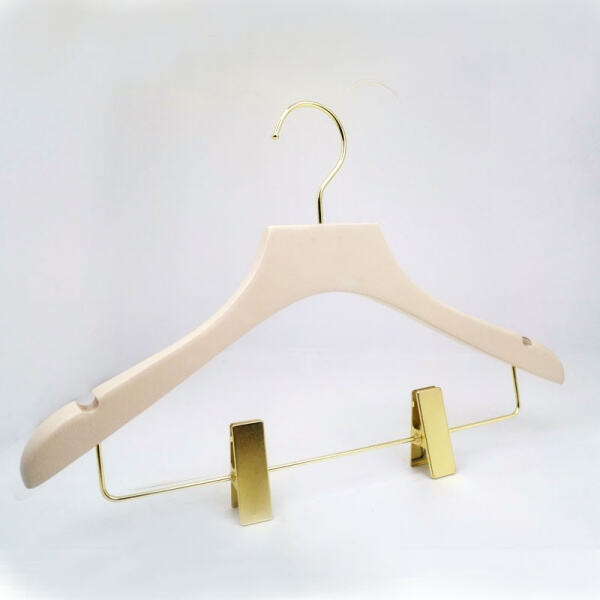 Maximize your closet space with our sleek and space-saving skirt coat hangers.