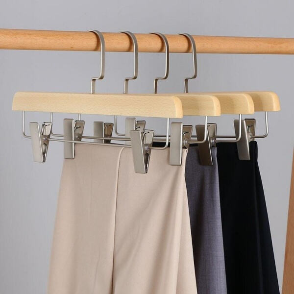Keep your favorite pairs of jeans easily accessible with a jeans hanger