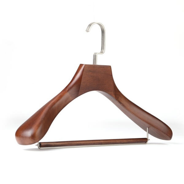Treat your garments to the elegance of luxury wooden coat hangers