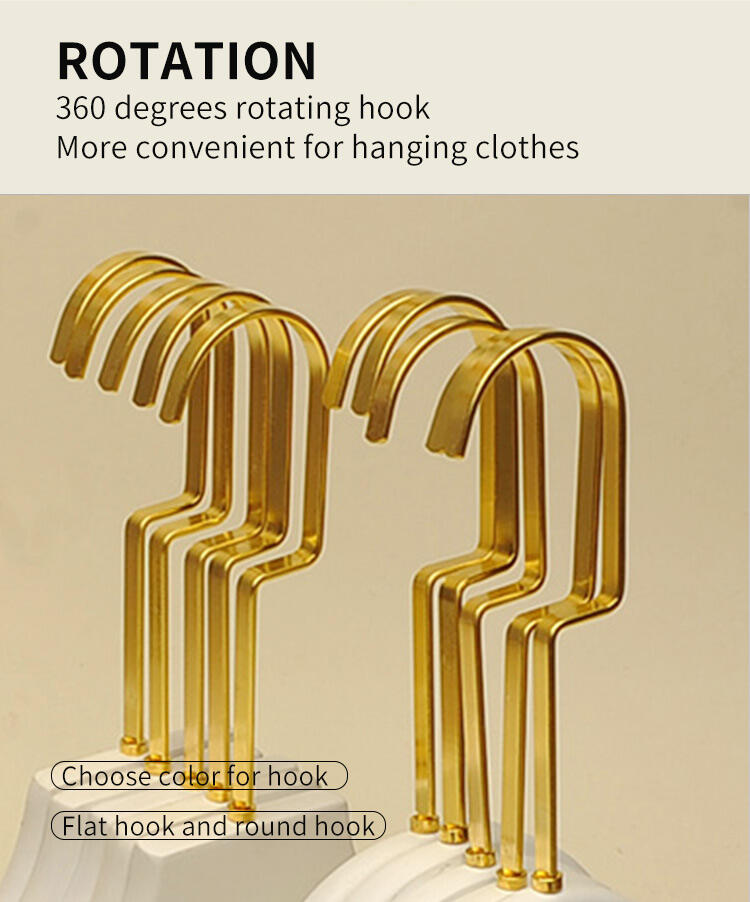 Top Quality Customized logo Rose Gold Flat Hook Wooden Clothes Hangers Wholesale Price factory