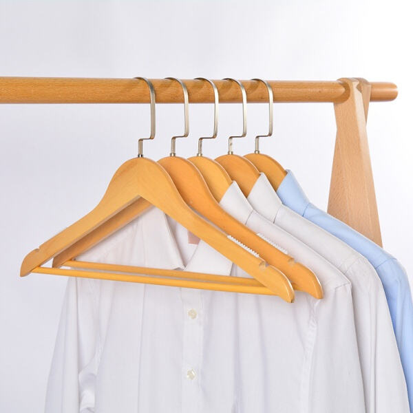 Say Goodbye to Flimsy Hangers with Durable Bulk Wooden Coat Hangers