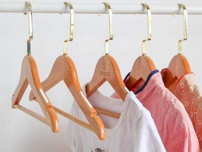 Children Wooden Hangers: Adjustable Sizes for Growing Kids