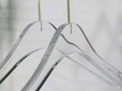 How to hang a sweater on a clothes hanger