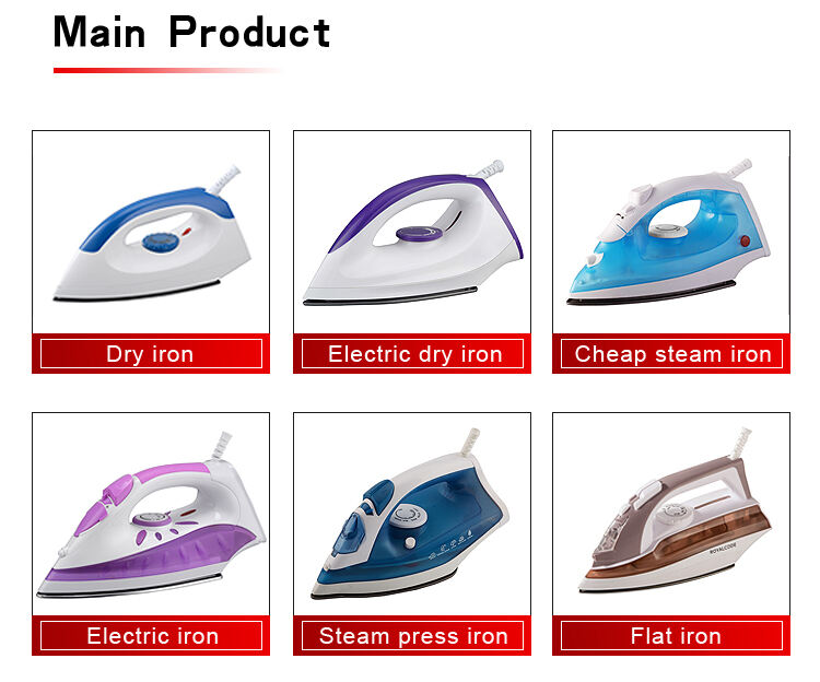 ffull function steam iron in assorted color manufacture