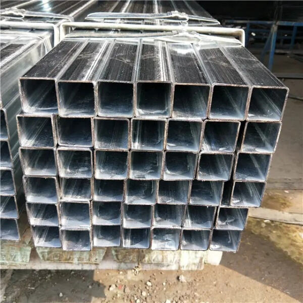 Streamlined construction with GI rectangular pipe