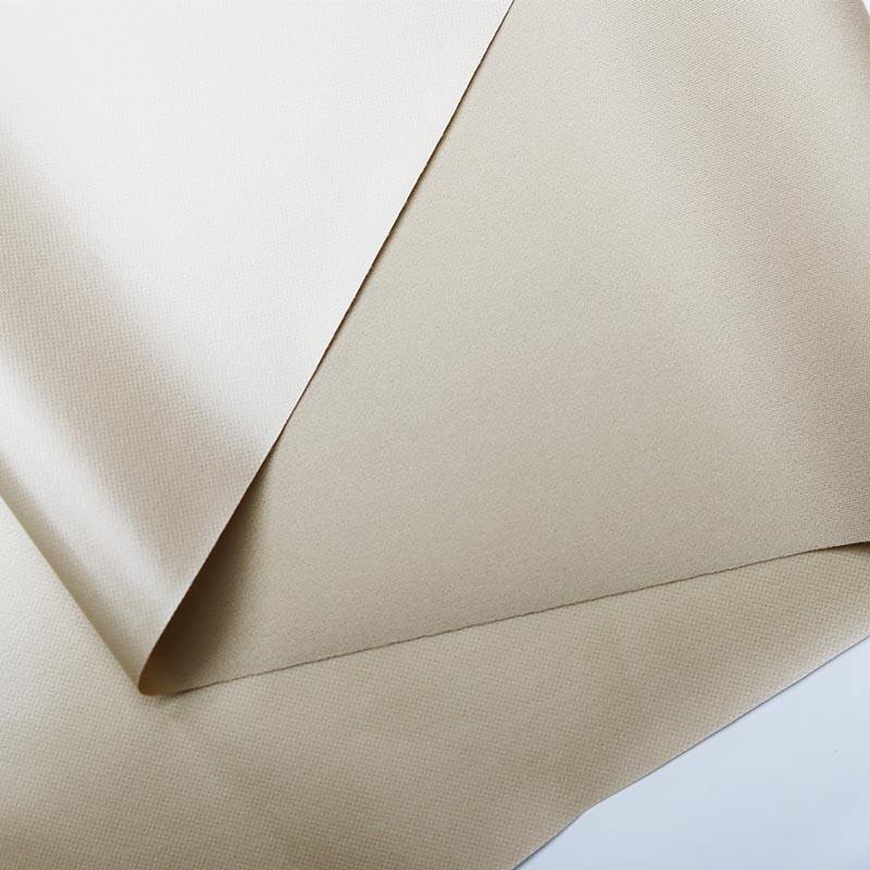 TPU Coated 30D Knitted Polyester Fabric Outdoor Inflatable Pillow Fabric-Milk Tea Color