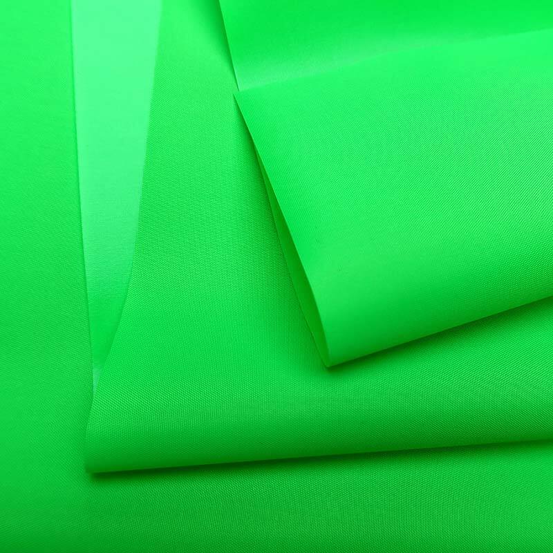 Tissu gonflable extérieur en tissu nylon 210D enduit de TPU - Vert fluorescent